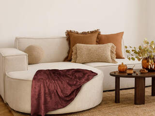 Maple Leaf Embossed Throw