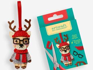 DIY Felt Ornament Kit<br>Reindeer
