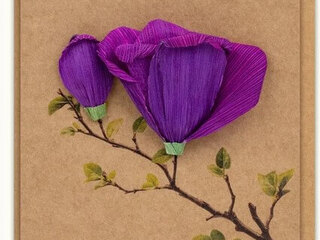 Iris Handmade Card