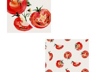 2 Pack Reusable Dish Cloth- Tomato