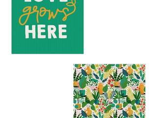2 Pack Reusable Dish Cloth- Love Grows