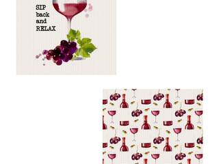 2 Pack Reusable Dish Cloth- Wine