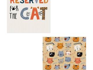 2 Pack Reusable Dish Cloth- Cat Design