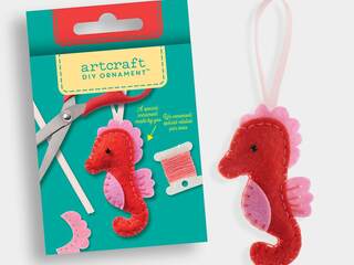 DIY Felt Ornament Kit Seahorse