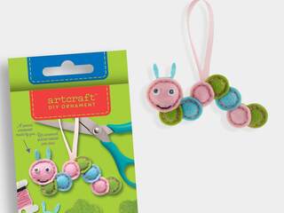 DIY Felt Ornament Kit Caterpillar