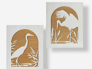 Wood Bird Wall Décor