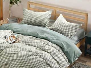 Green Gingham Bedding <br>by Daniadown