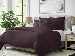 Elsie Eggplant<br>Bedding by 6ix Tailors
