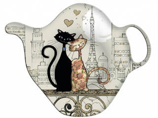Cats in Love Teabag Holder