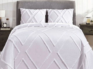 Arizona Chenille White Bedding