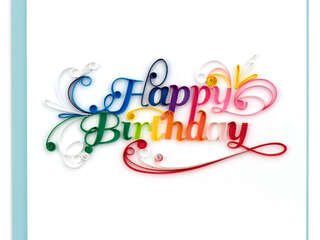 Quilling Card<br>Happy Birthday