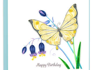 Quilling Card<br>Birthday Butterfly