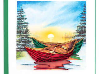 Quilling Card<br>River Canoes