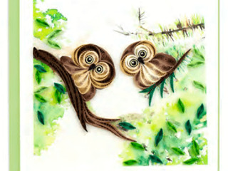 Quilling Card<br>Owlets