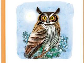Quilling Card<br>Great Horned Owl