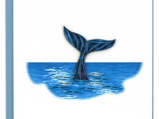 Quilling Card<br>Whale Tail