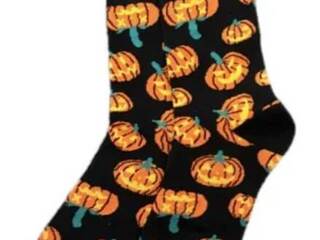 Sock Bros Men's<br>Black Jack-O-Lantern