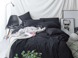 Black Stripe Bedding by Daniadown
