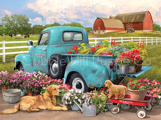 Flower Truck Puzzle (1,000) Piece