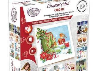 Crystal Art Card Kit British Christmas Cards