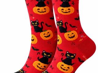 Sock Bros Women's<br>Cat Pumpkin