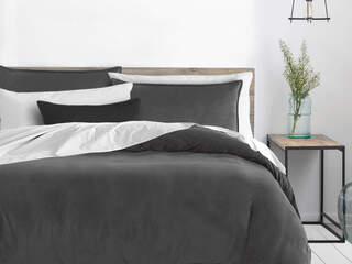 Alexander Velvet Grey Bedding- TWIN ONLY