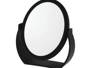 7X Oval Vanity Mirror-Black