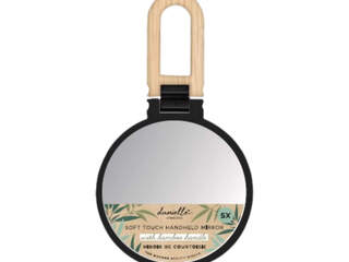 5X Hand Held Mirror- Bamboo