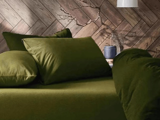 Green Bamboo Cotton Sheet Set