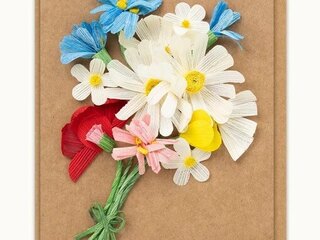 Wildflower Bouquet Handmade Card