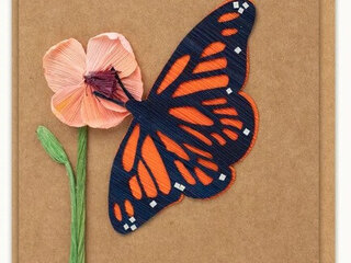 Monarch Butterfly Handmade Card