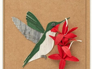 Hummingbird Handmade Card