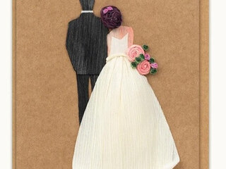 Bride & Groom Wedding Card
