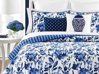 Indigo Rose Quilt<br>by Peace Arch