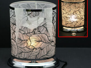 Oval Feather Lamps with Scented Oil Holder