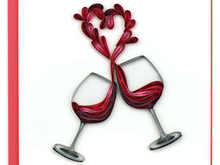 Quilling Card<br>Love Toast