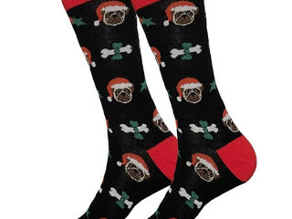 Sock Bros Men's<br>Christmas Pugs