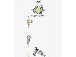Magnetic Lists <br> Yoga Cat
