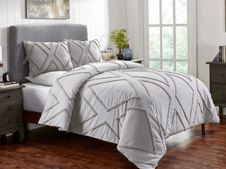 Arizona Chenille Grey Bedding 