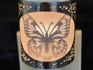 Butterfly Silver Shadow<br>Night Light