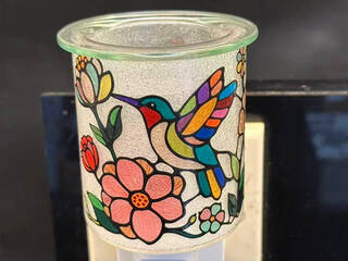 Hummingbird Frosted Glass<br>Night Light