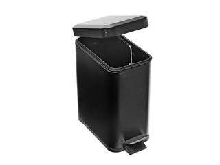 3L Metal Rect.<br>Side Pedal Bin (Black)