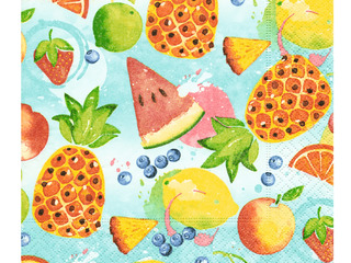 Tropical Fruits - Luncheon Napkins