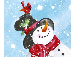 Happy Snowman Napkins