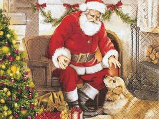 Welcome Father Xmas Napkins