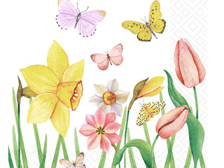 Butterfly Meadow - Luncheon Napkins
