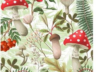  Forest Fungi - Luncheon Napkins