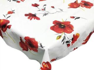 Poppy PEVA Printed Tablecloths
