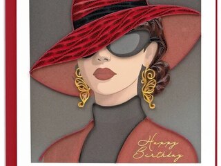 Fashion Birthday Quilling Card