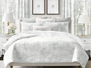 Rustic Cabin Toile Sage Bedding